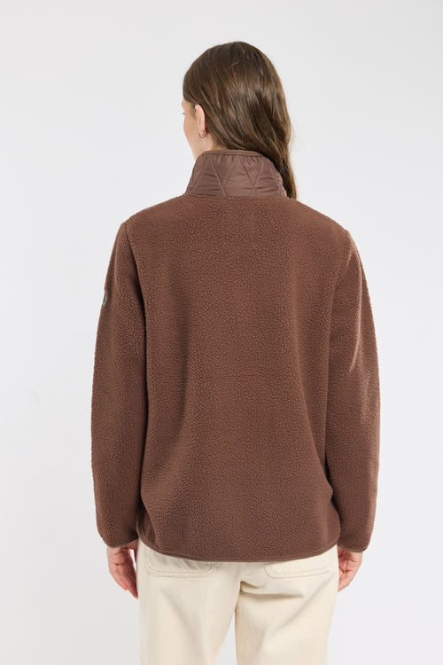 Veste polaire moutonnée MAHREZE - polyester recyclé - Bermudes - 4