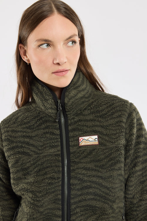 Veste polaire moutonnée MORGANE - polyester recyclé - Bermudes - 2