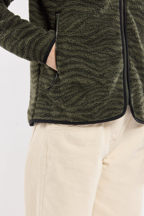 Veste polaire moutonnée MORGANE - polyester recyclé - Bermudes - 5