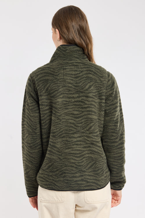 Veste polaire moutonnée MORGANE - polyester recyclé - Bermudes - 4