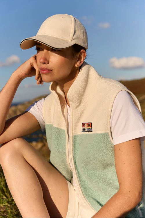 Veste polaire bi-colore MICHA - polyester recyclé - Bermudes - 1