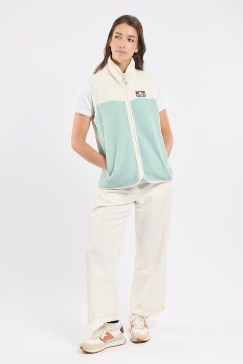 Veste polaire bi-colore MICHA - polyester recyclé - Bermudes - 3