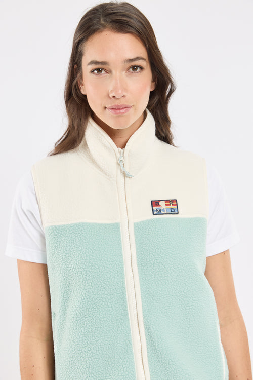 Veste polaire bi-colore MICHA - polyester recyclé - Bermudes - 2