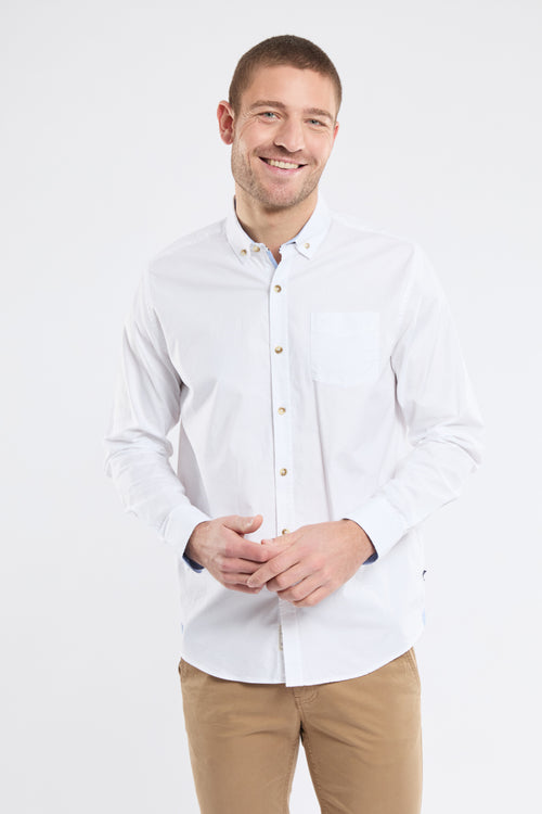 Chemise unie EDGAR - coupe droite - Bermudes - 1