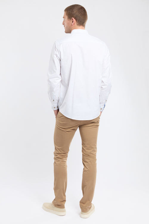 Chemise unie EDGAR - coupe droite - Bermudes - 5