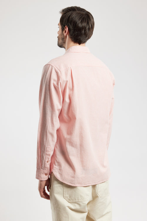 Chemise fines rayures ELINE - coton et lin - Bermudes - 4