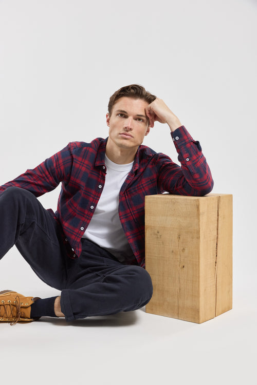 Chemise à carreaux EDERS - coton et laine - Bermudes - 2