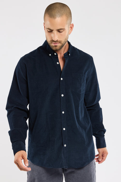 Chemise velours côtelé ERNWALL - coton - Bermudes - 1