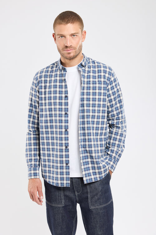 Chemise à carreaux ENIS - coton et lin - Bermudes - 1