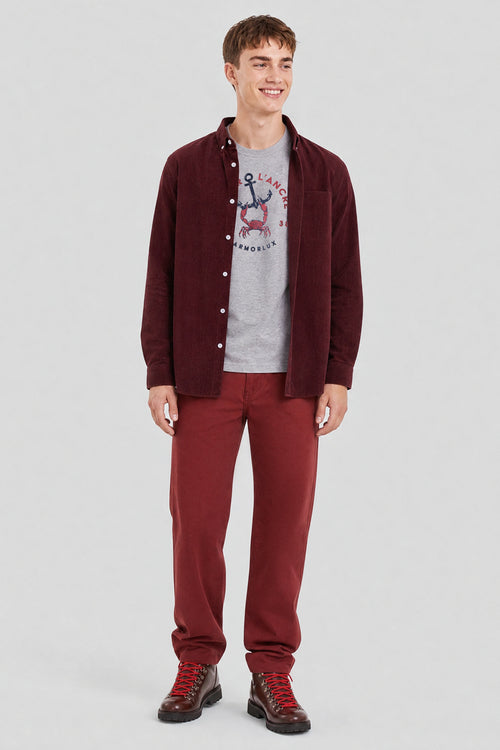 Chemise velours ELADE - Bermudes - 3