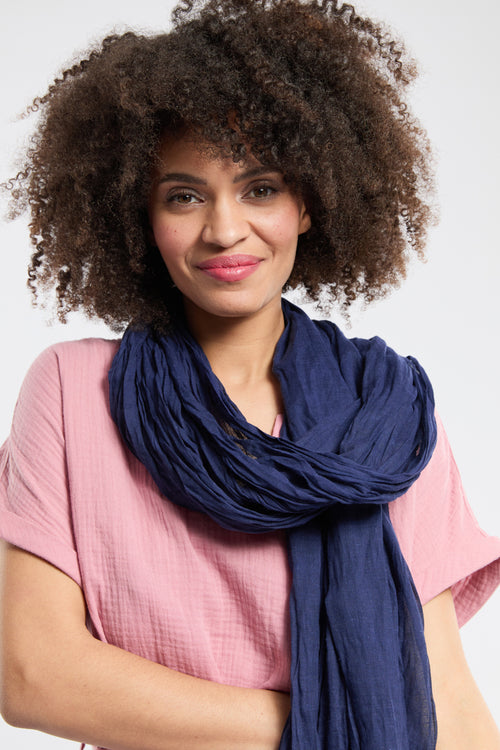 Foulard uni JARLI - coton - Bermudes - 2
