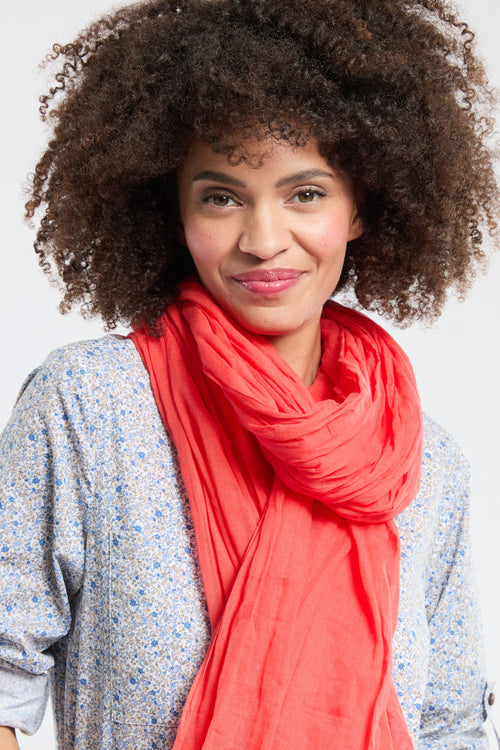 Foulard uni JARLI - coton - Bermudes - 2