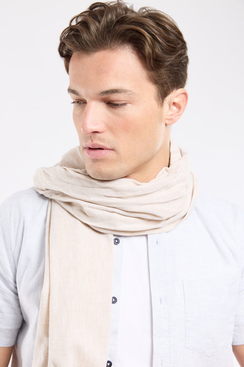 Foulard JESTUNI - coton et lin - Bermudes - 3