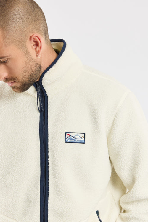 Veste polaire moutonnée PATERSON - polyester recyclé - Bermudes - 2