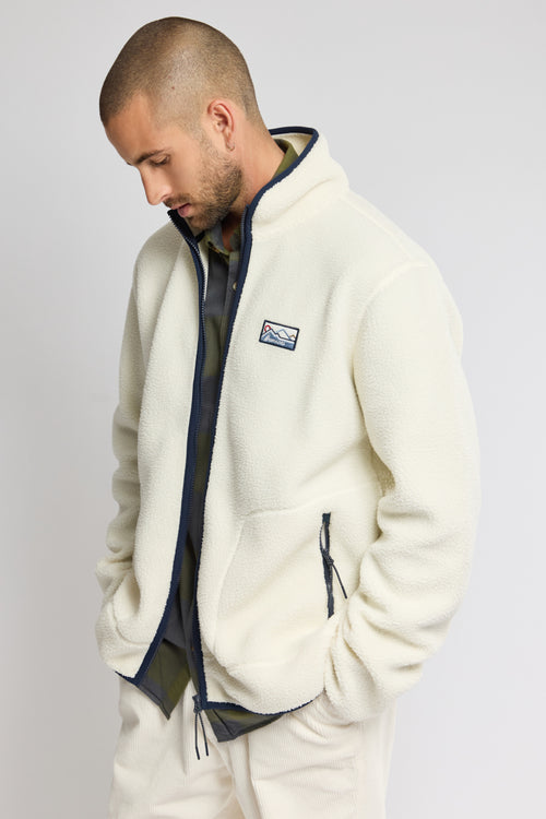 Veste polaire moutonnée PATERSON - polyester recyclé - Bermudes - 1