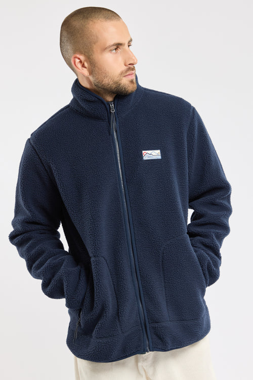 Veste polaire moutonnée PATERSON - polyester recyclé - Bermudes - 1