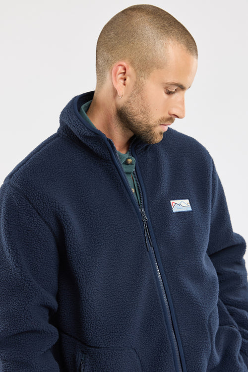 Veste polaire moutonnée PATERSON - polyester recyclé - Bermudes - 2