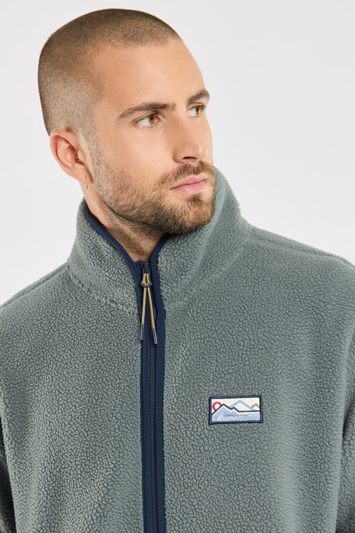 Veste polaire moutonnée PATERSON - polyester recyclé - Bermudes - 2