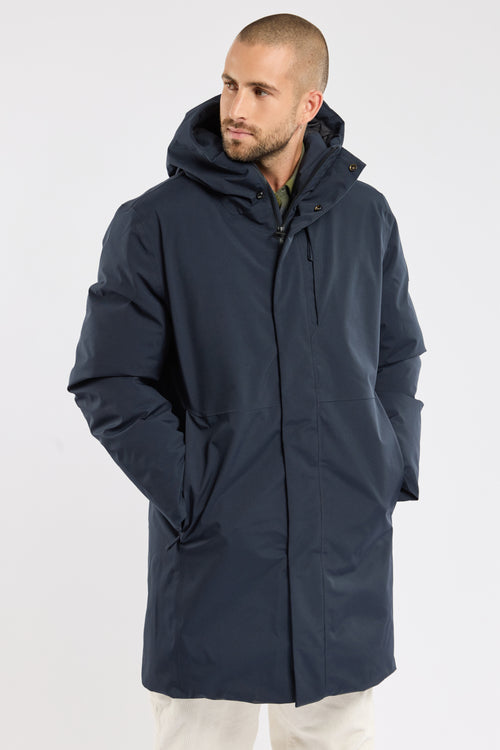 Parka longue HUXLEY - polyester recyclé - Bermudes - 1
