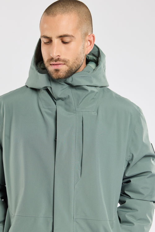 Parka longue HUXLEY - polyester recyclé - Bermudes - 2