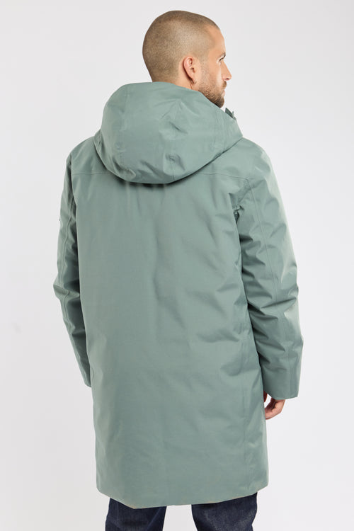 Parka longue HUXLEY - polyester recyclé - Bermudes - 4