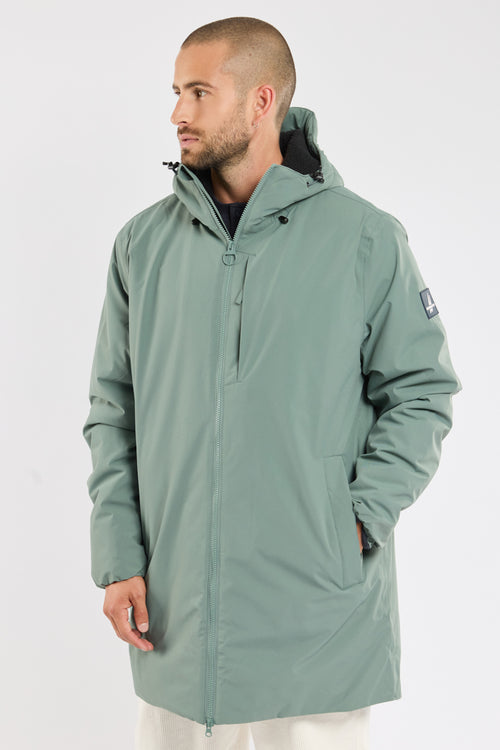 Parka longue HOBSON - polyester recyclé - Bermudes - 1