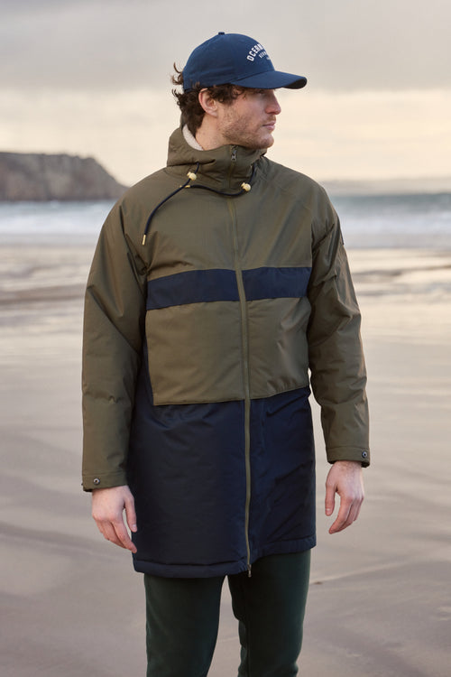 Parka bicolore HUZAK - Bermudes - 1