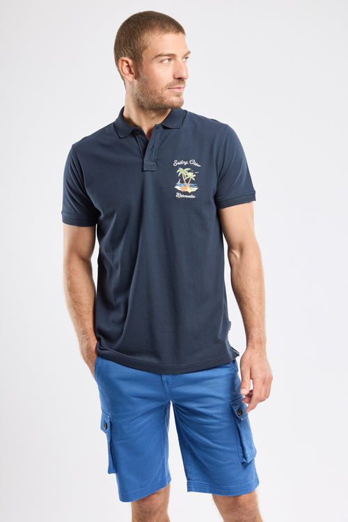 Polo brodé GARLAN - Bermudes - 1