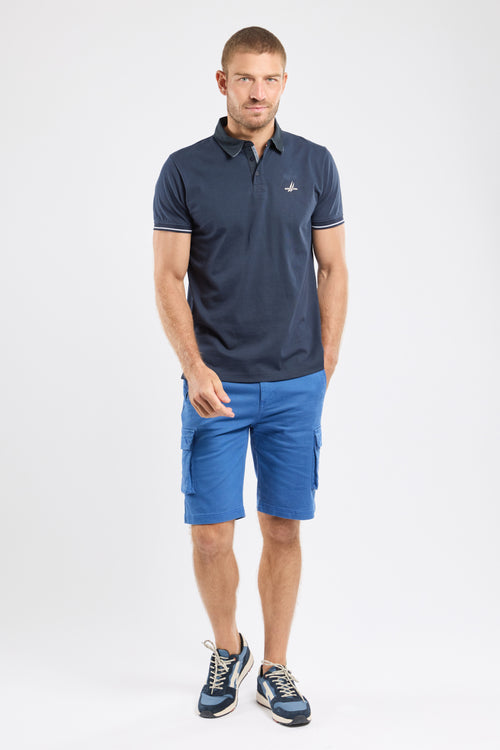 Polo brodé GHOST - coton - Bermudes - 3
