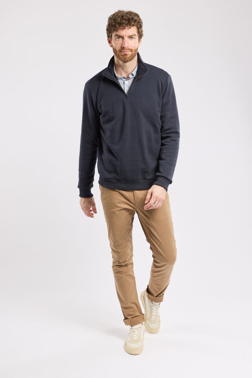 Sweat col montant TAKIN - coton biologique - Bermudes - 3