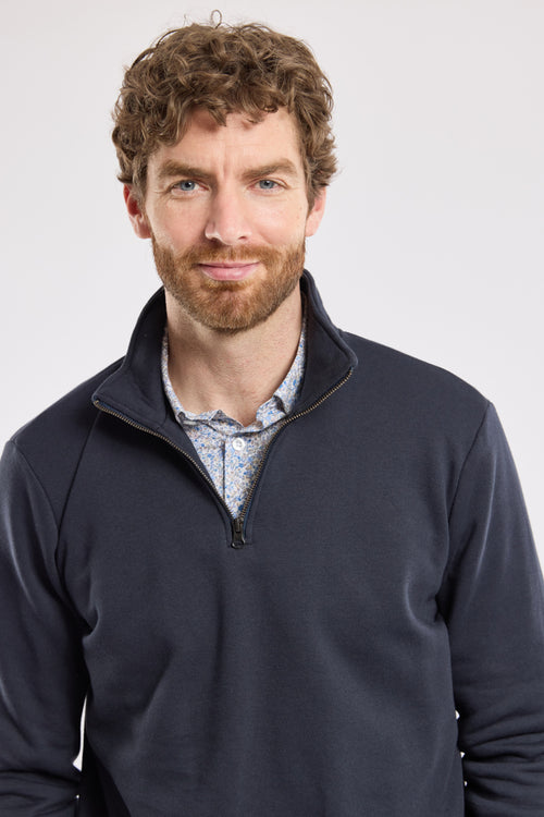 Sweat col montant TAKIN - coton biologique - Bermudes - 2