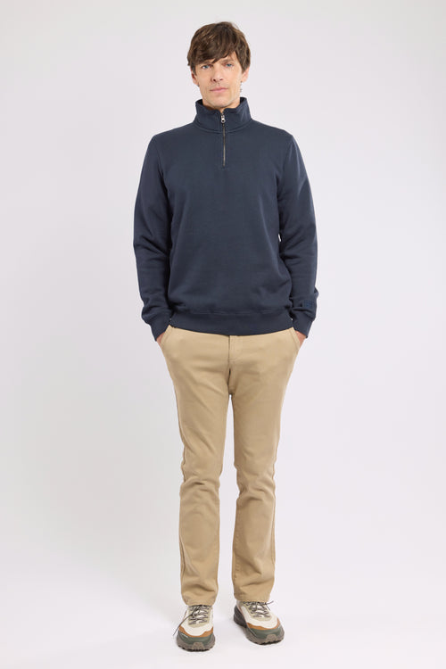 Sweat col zippé TAKIN - coton - Bermudes - 3