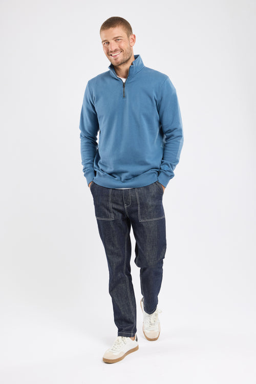 Sweat col zippé TAKIN - coton - Bermudes - 3