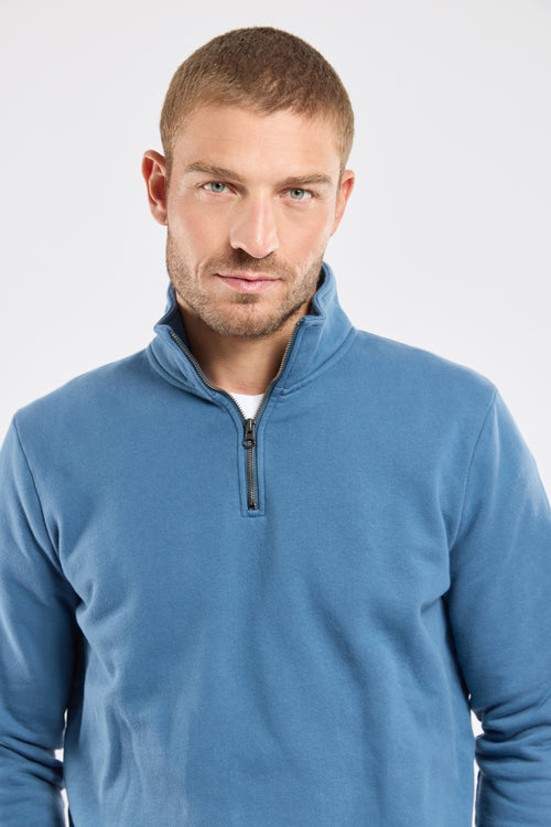 Sweat col zippé TAKIN - coton - Bermudes - 2