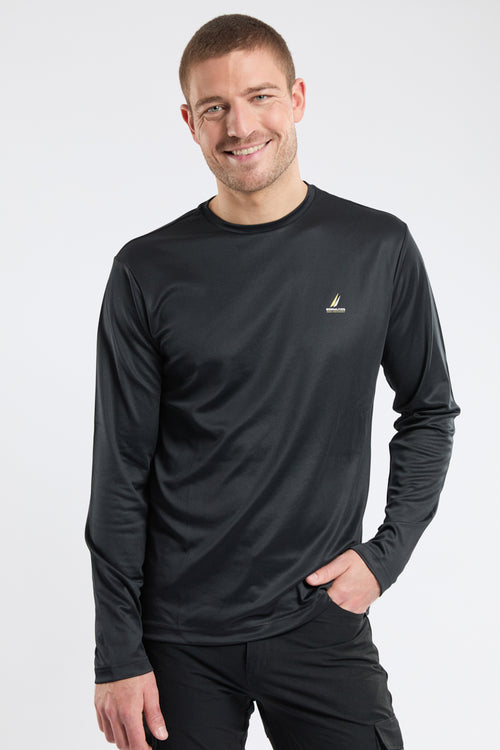 T-shirt manches longues VALLON - polyester recyclé - Bermudes - 1