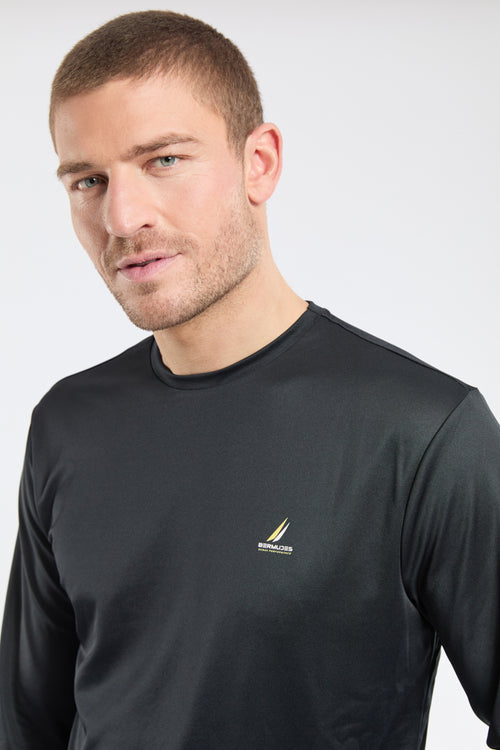 T-shirt manches longues VALLON - polyester recyclé - Bermudes - 2