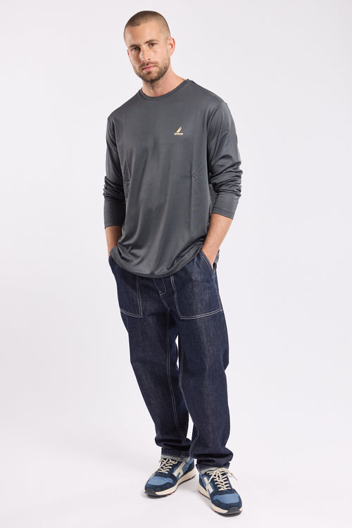 T-shirt manches longues VALLON - polyester recyclé - Bermudes - 1