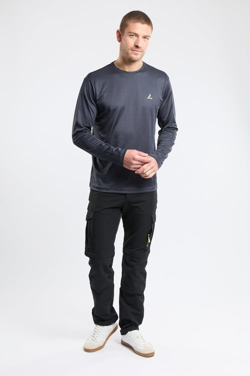 T-shirt manches longues VALLON - polyester recyclé - Bermudes - 3