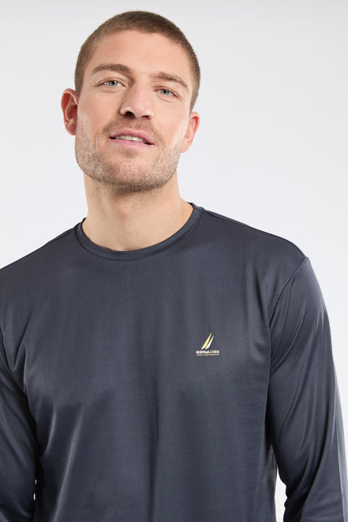 T-shirt manches longues VALLON - polyester recyclé - Bermudes - 4