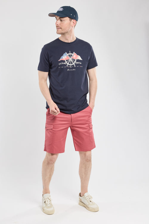T-shirt drapeau VINTAGE - Bermudes - 3