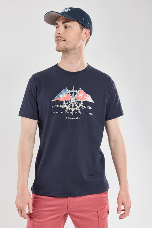 T-shirt drapeau VINTAGE - Bermudes - 1