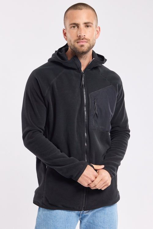 Veste doudoune longue noire à capuche pour garçon Veste doudoune longue noire à capuche pour garçon