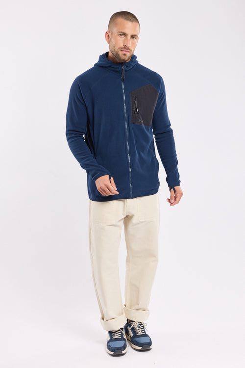 Veste polaire à capuche PLOUHA - Micropolaire Polartec® - Bermudes - 2