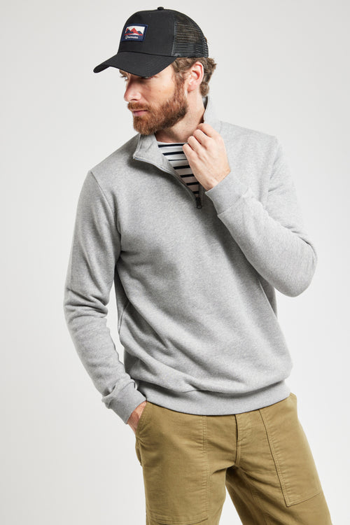 Sweat col montant TAKIN - coton biologique - Bermudes - 4