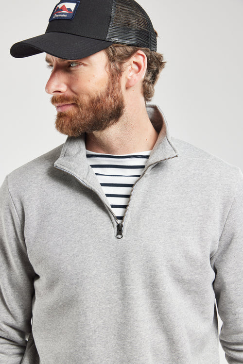 Sweat col montant TAKIN - coton biologique - Bermudes - 2